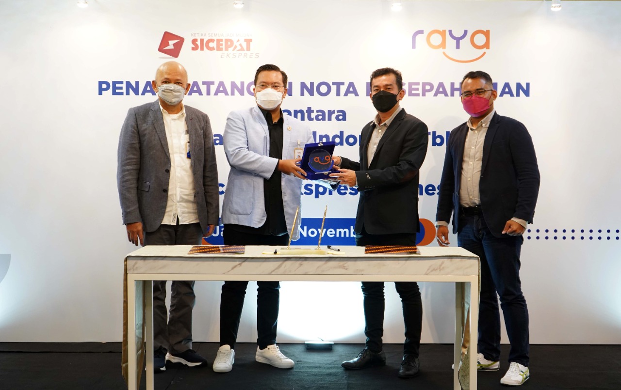 SiCepat Ekspres dan Bank Raya Jalin Kerja Sama Pembiayaan Gig Economy