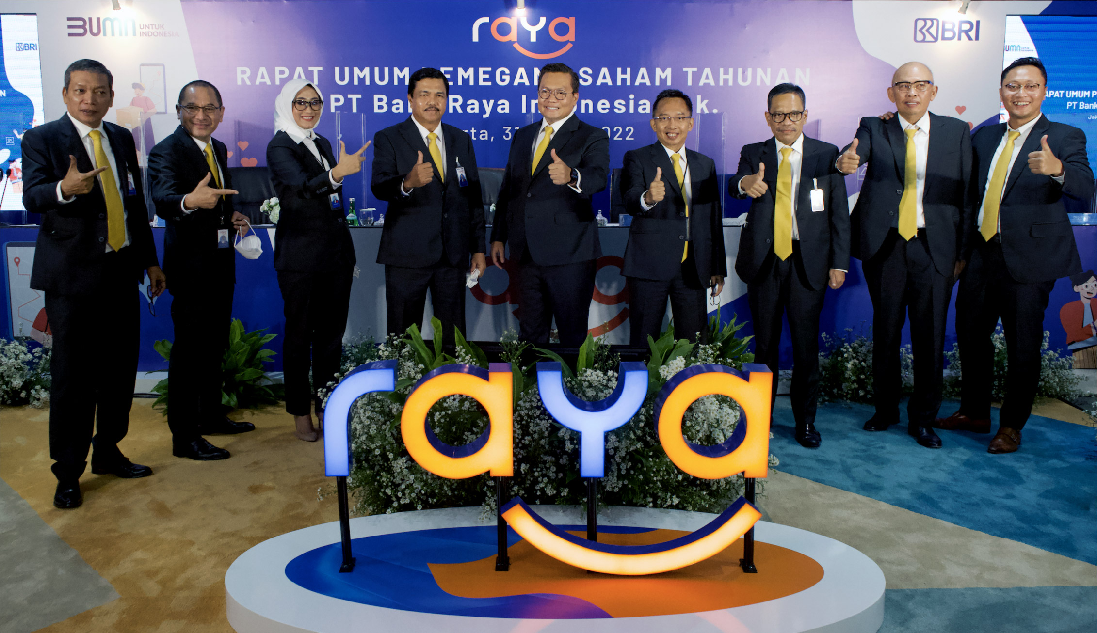 Bank Raya Selenggarakan RUPS Tahunan 2022