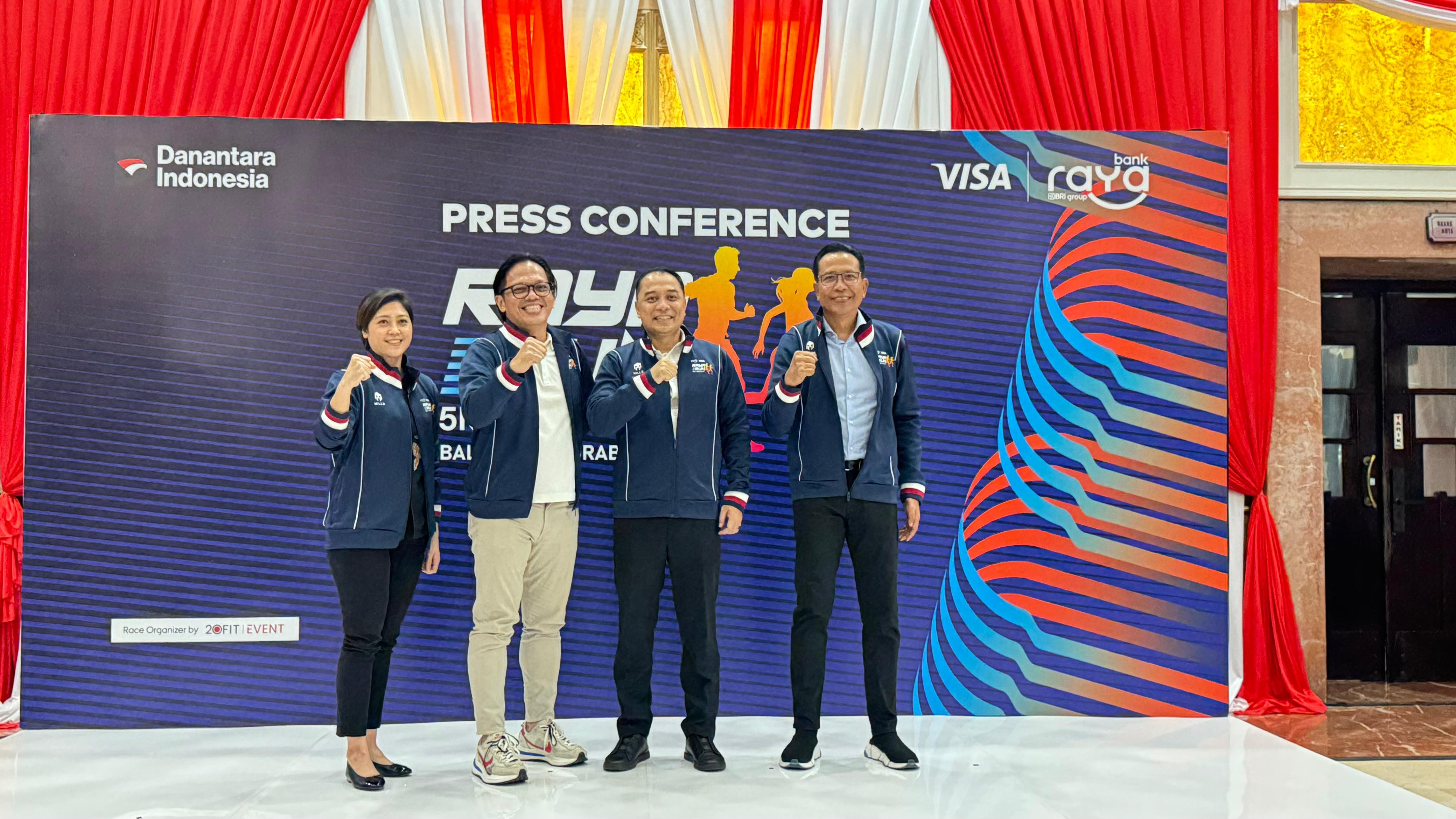 Jadi Sponsor Raya Run, Bank Raya Dorong Geliat Ekonomi Digital di Surabaya