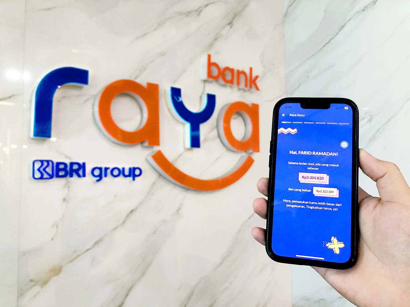 Raya App Hadirkan Raya Story, Bantu Nasabah  Kelola Keuangan Semakin Cerdas